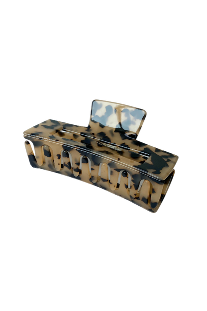 Rectangular Tortoise Shell Hair Claws