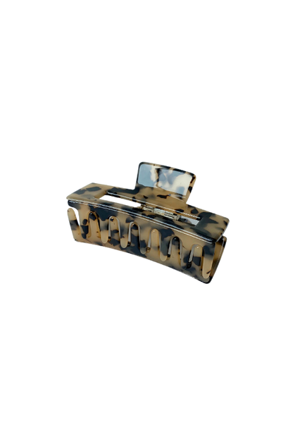 Rectangular Tortoise Shell Hair Claws