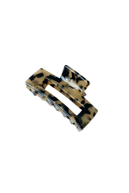 Rectangular Tortoise Shell Hair Claws