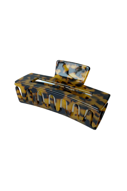 Rectangular Tortoise Shell Hair Claws