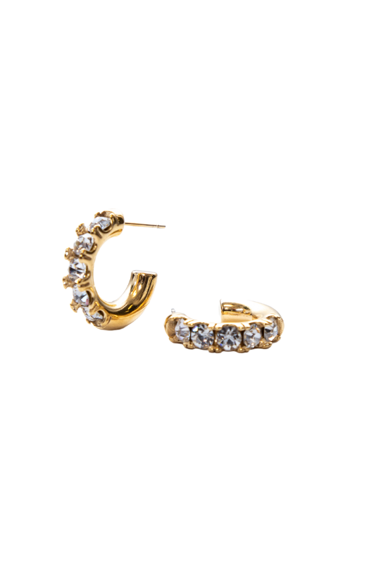 Alaina Hoops, Gold Plated Jewelry