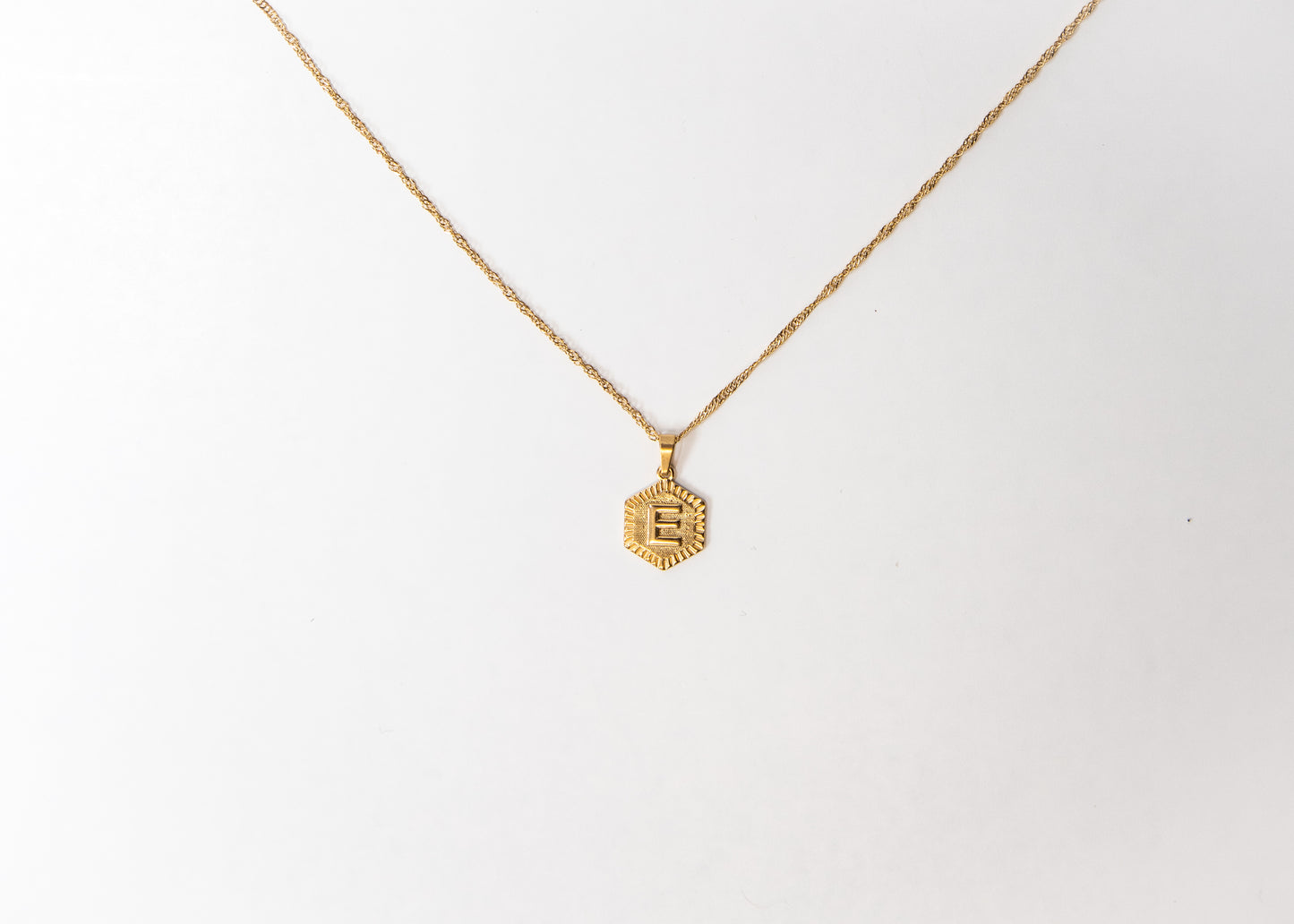 E initial Necklace, Ships in Canada and US