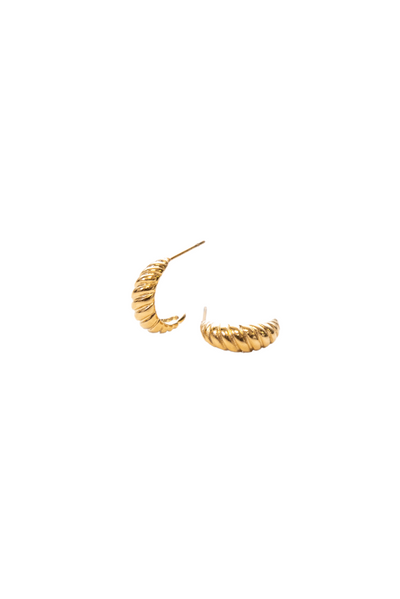 Croissant Hoop Earrings. Ships in Canada and US