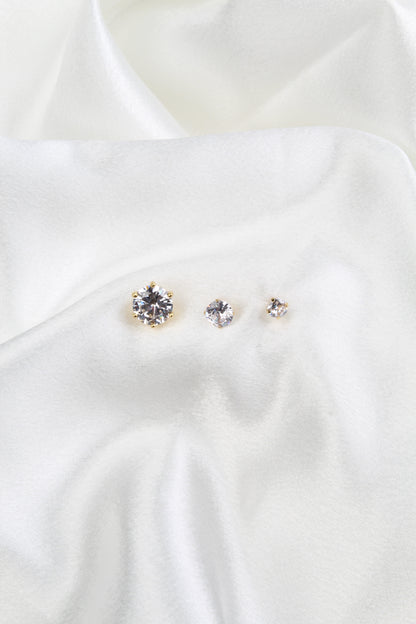 Sienna Studs Size Comparison