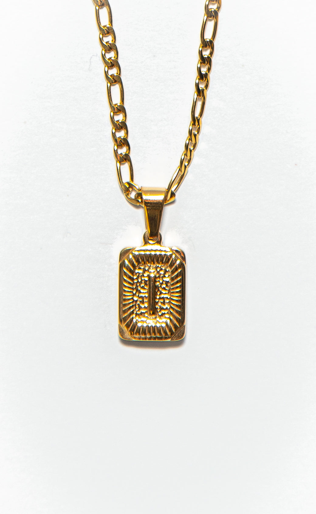 【Numbering】LOVERS Initial Necklac #6725_Lovers_(10K Gold) Initial Necklace | Arlo Boutique
