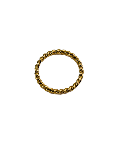 The Mia Ring boasts a unique braided design