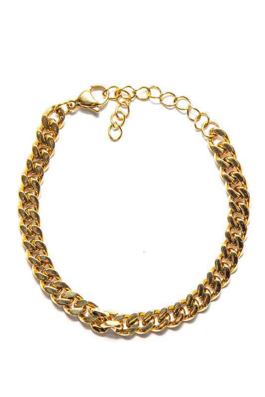 The Parker Bracelet is a timeless piece that can be worn as a stacking piece for some arm candy or on her own. 