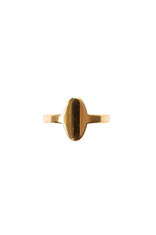 The Roman Ring features an oval signet design.