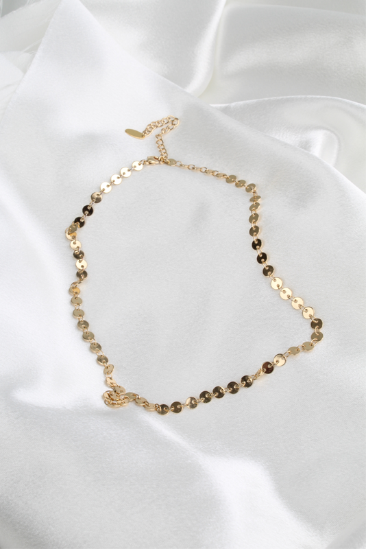 Zara Chain Gold Plated Jewelry Arlo Boutique - Main Image
